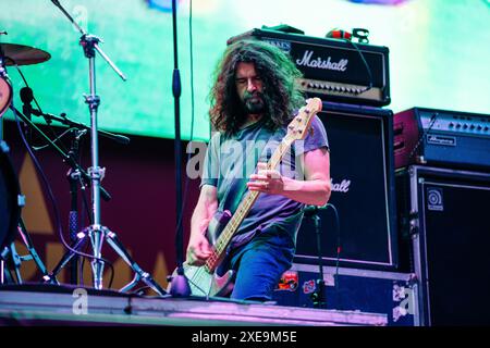 Dinosaure jr. Vivre à Lido di Camaiore (LU) Italia, la Prima Estate Banque D'Images