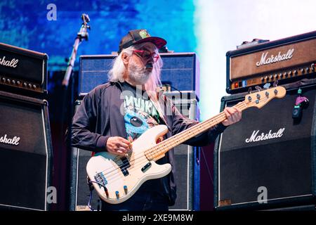 Dinosaure jr. Vivre à Lido di Camaiore (LU) Italia, la Prima Estate Banque D'Images