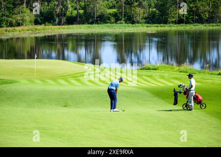 . Championnat d'Europe amateur - deuxième journée d'entraînement. Farum, Danmark. 25 juin 2024. Banque D'Images