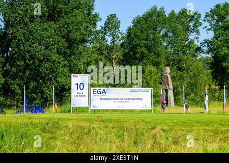 . Championnat d'Europe amateur - deuxième journée d'entraînement. Farum, Danmark. 25 juin 2024. Banque D'Images