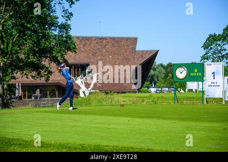 . Championnat d'Europe amateur - deuxième journée d'entraînement. Farum, Danmark. 25 juin 2024. Banque D'Images