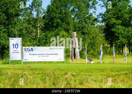 . Championnat d'Europe amateur - deuxième journée d'entraînement. Farum, Danmark. 25 juin 2024. Banque D'Images