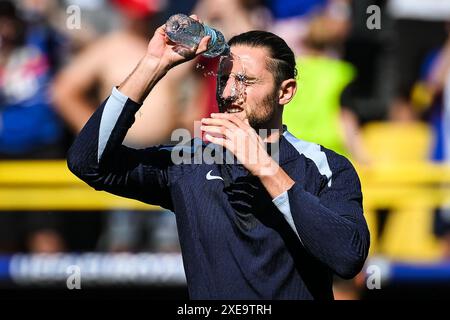 Dortmund, France, Allemagne. 25 juin 2024. Adrien RABIOT, de France, lors de l'UEFA Euro 2024, match du Groupe d entre la France et la Pologne au signal Iduna Park le 25 juin 2024 à Dortmund, Allemagne. (Crédit image : © Matthieu Mirville/ZUMA Press Wire) USAGE ÉDITORIAL SEULEMENT! Non destiné à UN USAGE commercial ! Banque D'Images