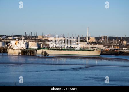 Irving Oil Terminals à Saint John, Nouveau-Brunswick, Canada Banque D'Images