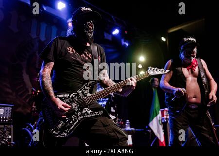 Brujeria Live concert au Slaughter Club - Paderno Dugnano , Milan, Italie 25 juin 2024 © Giorgia de Dato Banque D'Images