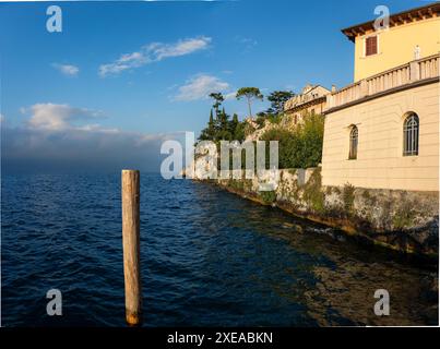 Photos du lac de Garde Italie Banque D'Images