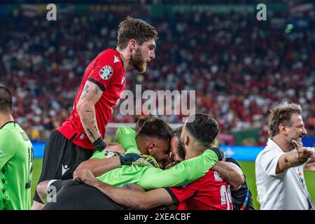 Georgien v. Portugal, Herren, Fussball, 3. Spieltag, EURO 2024, 26.06.2024, Europameisterschaft, Gruppe F Foto : Eibner-Pressefoto/Bahho Kara Banque D'Images