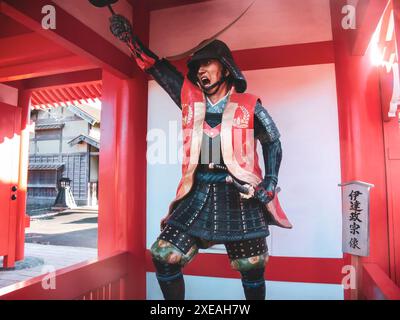 Village samouraï au Japon, village ethnique musée dans le style du Japon antique Banque D'Images