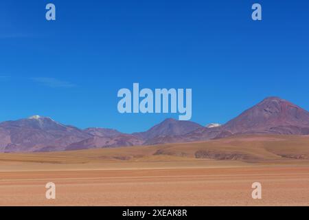 Le désert d'Atacama s'étend le long de la côte pacifique de l'Amérique du Sud sur une distance d'environ 1200 kilomètres, Chili Banque D'Images