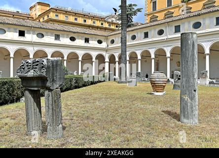 Bains de Dioclétien, ROM, Latium, Italie Banque D'Images