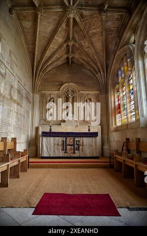 Chapelle de toutes les âmes dans la chapelle du collège du Roi. Université de Cambridge. ROYAUME-UNI Banque D'Images