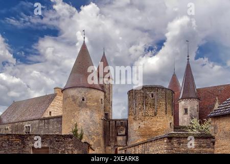 Château de Châteauneuf, France Banque D'Images