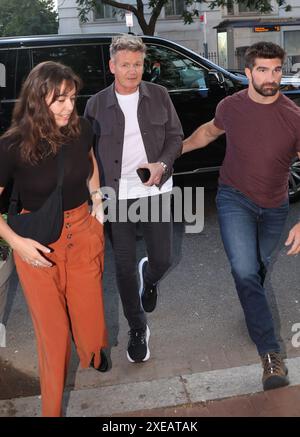 Washington, DC, États-Unis. 26 juin 2024. Gordon Ramsay à l'ouverture de Gordon Ramsay Street Pizza à Washington, DC le 26 juin 2024. Crédit : Ross Pelton/Media Punch/Alamy Live News Banque D'Images