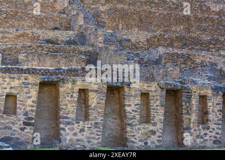 Bâtiments historiques Incas au Pérou Banque D'Images