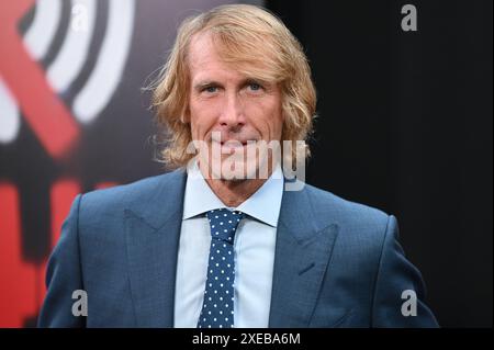 New York, États-Unis. 26 juin 2024. Le producteur Michael Bay assiste à la première New-yorkaise de 'A Quiet place : Day One' à l'AMC Lincoln Square 13, New York, NY, le 26 juin 2024. (Photo par Anthony Behar/Sipa USA) crédit : Sipa USA/Alamy Live News Banque D'Images