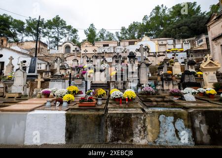 Cimetière municipal de Genova Banque D'Images