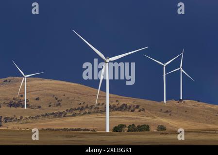 Éoliennes de la réserve d'énergie de Hornsdale près de Jamestown, Australie méridionale Banque D'Images