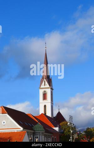 Monastère franciscain de Saint François d'assise à Zagreb, Croatie Banque D'Images