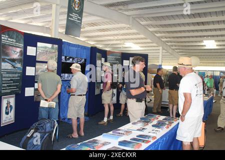 Exposition NTSB à #OSH15 NTSB à EAA AirVenture à Oshkosh, WI, 2015 Banque D'Images