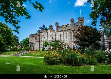 Château et jardins de Whitstable Banque D'Images