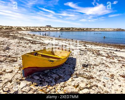 Scènes côtières à Port Nolloth, Afrique du Sud Banque D'Images