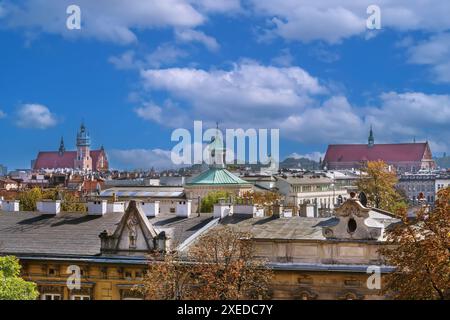 Vue Sur Cracovie, Pologne Banque D'Images