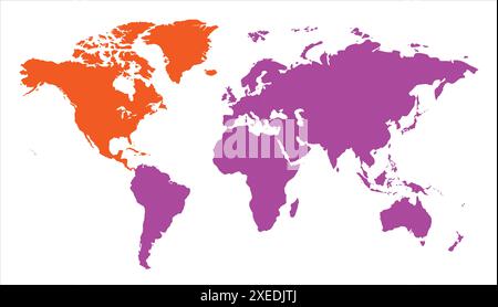 World MAP Drawing, image de carte du monde, isolé sur fond blanc, Info-graphique, Terre plate, globe, icône de carte du monde. Voyagez dans le monde entier Illustration de Vecteur