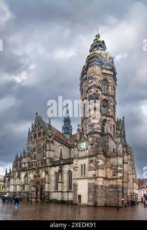 Cathédrale Sainte-Elisabeth, Kosice, Slovaquie Banque D'Images