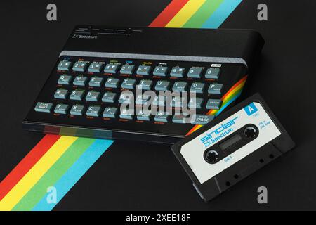 Sinclair ZX Spectrum ordinateur domestique Banque D'Images