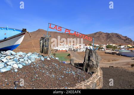 Village Las Playitas sur l'île de Fuerteventura en Espagne Banque D'Images