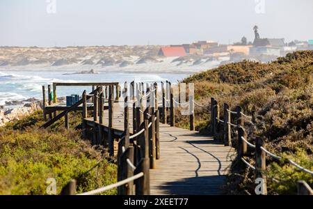 Scènes côtières à Port Nolloth, Afrique du Sud Banque D'Images