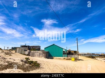 Scènes côtières à Port Nolloth, Afrique du Sud Banque D'Images