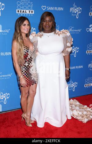 Laura Alterman et Retta assistent aux Critics Choice Real TV Awards 2024 au Fairmont Century Plaza le 15 juin 2024 à Los Angeles, en Californie. Photo : Banque D'Images