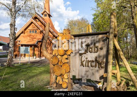 Photos de l'église Stiege dans le Harz Selketal Selketalstieg Banque D'Images