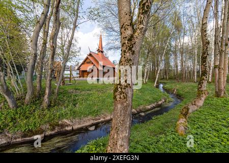 Photos de l'église Stiege dans le Harz Selketal Selketalstieg Banque D'Images