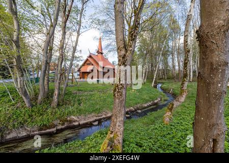 Photos de l'église Stiege dans le Harz Selketal Selketalstieg Banque D'Images