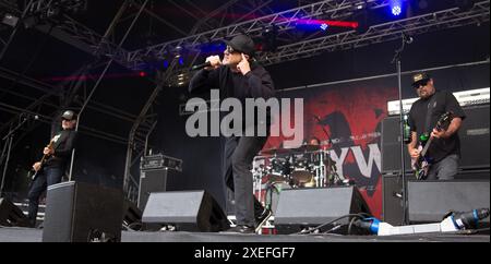 Pennywise se produit en direct au Slam Dunk Festival leeds uk le 26 mai 2024. Banque D'Images