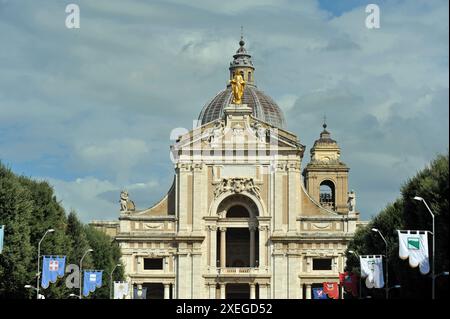 Santa Maria degli Angeli à Assise, Italie Banque D'Images