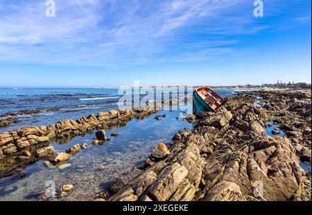 Scènes côtières à Port Nolloth, Afrique du Sud Banque D'Images