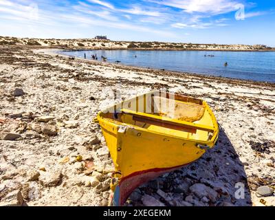 Scènes côtières à Port Nolloth, Afrique du Sud Banque D'Images