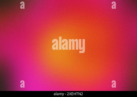 Dégradé vif du rose à l'orange sur fond texturé abstrait Banque D'Images