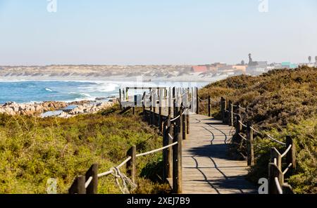 Scènes côtières à Port Nolloth, Afrique du Sud Banque D'Images