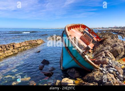 Scènes côtières à Port Nolloth, Afrique du Sud Banque D'Images