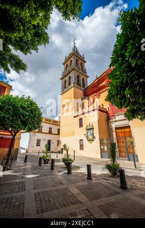 Iglesia de Santa Ana, Triana, Séville, Andalousie, Espagne Banque D'Images