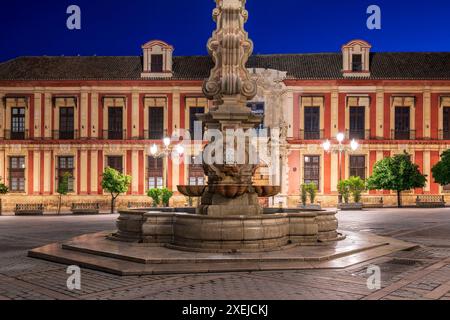 Palacio Arzobispal (Palais de l'archevêque), Séville, Andalousie, Espagne Banque D'Images