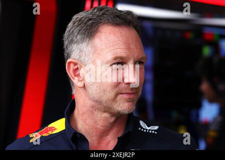 Spielberg, Autriche. 28 juin 2024. Christian Horner (GBR) Red Bull Racing Team principal. 28.06.2024. Championnat du monde de formule 1, Rd 11, Grand Prix d'Autriche, Spielberg, Autriche, journée de qualification Sprint. Le crédit photo devrait se lire : XPB/Alamy Live News. Banque D'Images