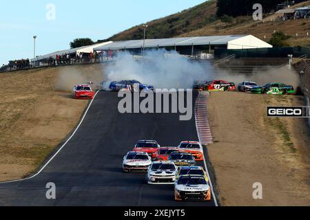 NASCAR Xfinity Series : juin 08 Zip Achetez maintenant, payez plus tard 250 Banque D'Images