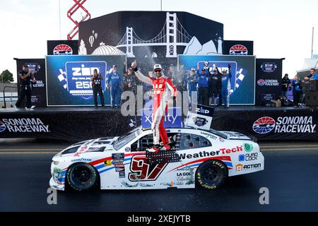 NASCAR Xfinity Series : juin 08 Zip Achetez maintenant, payez plus tard 250 Banque D'Images