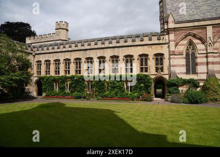Une vue du Balliol College à Oxford, visité par l'empereur Naruhito du Japon et son épouse l'impératrice Masako, lors de leur visite d'État au Royaume-Uni. Date de la photo : vendredi 28 juin 2024. Banque D'Images