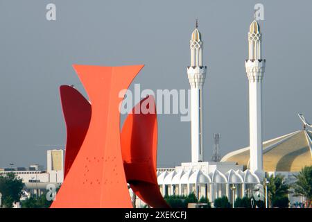 Jeddah Corniche Art en plein air. Arabie saoudite. Banque D'Images